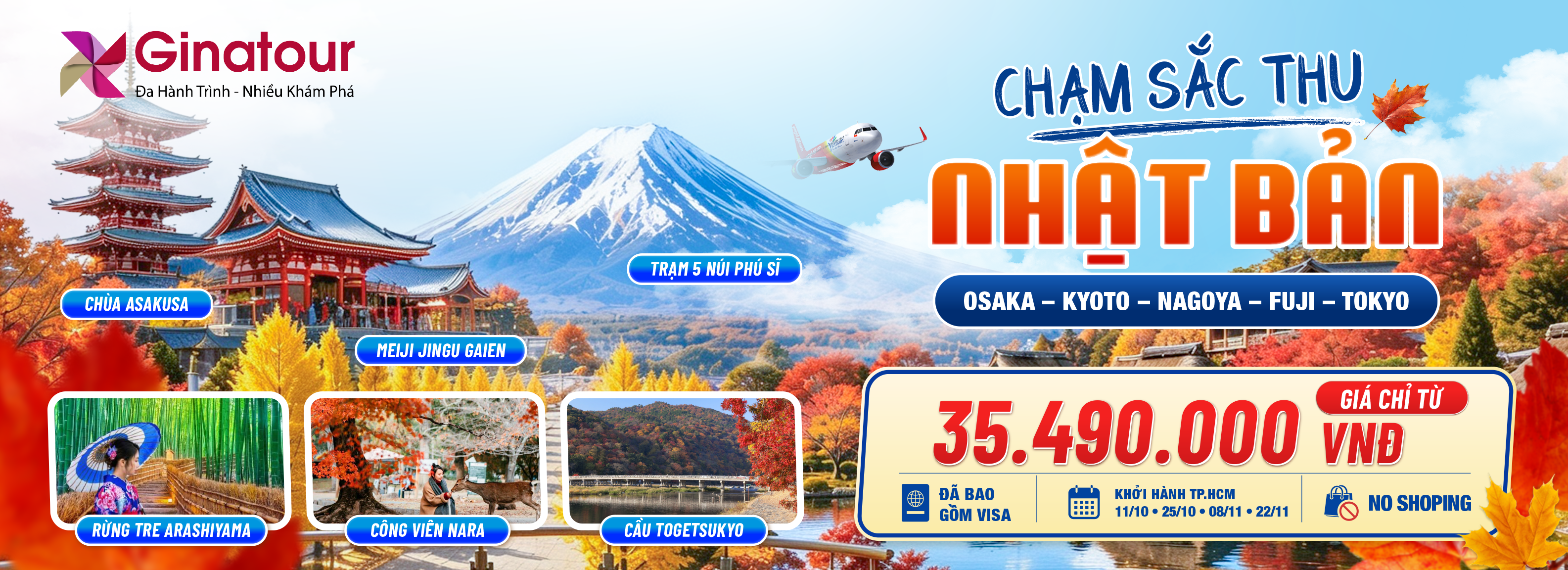Mùa Thu Nhật Bản 2026: Cẩm Nang Ngắm Lá Đỏ Đẹp Nhất Trong Năm
