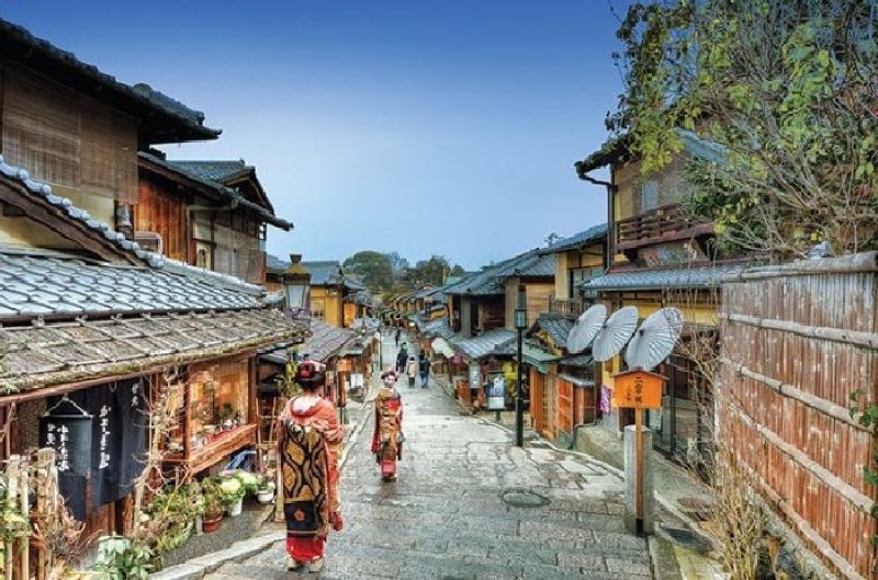 Phố cổ Gion nổi tiếng ở Kyoto