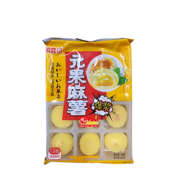 Bánh Mochi vị trứng muối