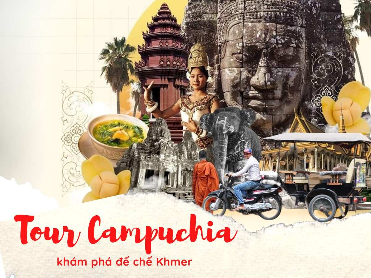 Khám phá Di sản thế giới Angkorwat -Siem Reap 3 ngày 2 đêm